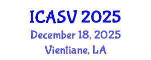 International Conference on Animal Sciences and Veterinary (ICASV) December 18, 2025 - Vientiane, Laos