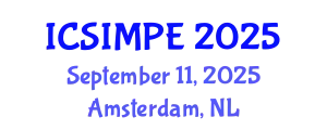International Conference on Sports Injury Management and Performance Enhancement (ICSIMPE) September 11, 2025 - Amsterdam, Netherlands