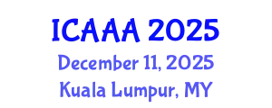 International Conference on Applied Aerodynamics and Aeromechanics (ICAAA) December 11, 2025 - Kuala Lumpur, Malaysia