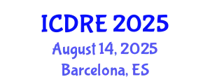 International Conference on Desalination and Renewable Energy (ICDRE) August 14, 2025 - Barcelona, Spain