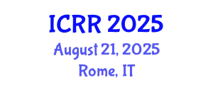 International Conference on Radiography and Radiotherapy (ICRR) August 21, 2025 - Rome, Italy