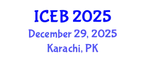 International Conference on Ecosystems and Biodiversity (ICEB) December 29, 2025 - Karachi, Pakistan
