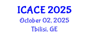 International Conference on Architectural and Civil Engineering (ICACE) October 02, 2025 - Tbilisi, Georgia