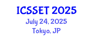 International Conference on Sport Science, Engineering and Technology (ICSSET) July 24, 2025 - Tokyo, Japan