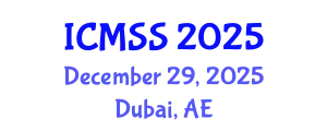 International Conference on Mathematical and Statistical Sciences (ICMSS) December 29, 2025 - Dubai, United Arab Emirates