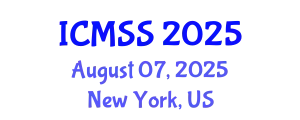 International Conference on Mathematical and Statistical Sciences (ICMSS) August 07, 2025 - New York, United States