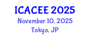 International Conference on Architectural, Civil and Environmental Engineering (ICACEE) November 10, 2025 - Tokyo, Japan