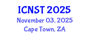 International Conference on Nuclear Science and Technology (ICNST) November 03, 2025 - Cape Town, South Africa