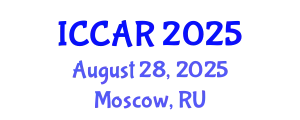 International Conference on Control, Automation and Robotics (ICCAR) August 28, 2025 - Moscow, Russia