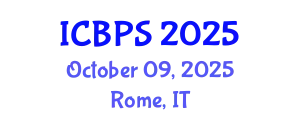 International Conference on Behavioral and Psychological Sciences (ICBPS) October 09, 2025 - Rome, Italy