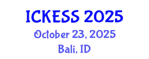 International Conference on Kinesiology, Exercise and Sport Sciences (ICKESS) October 23, 2025 - Bali, Indonesia