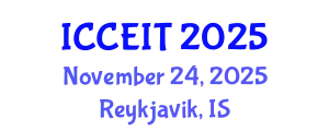 International Conference on Computer Engineering and Information Technology (ICCEIT) November 24, 2025 - Reykjavik, Iceland