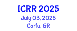 International Conference on Radiography and Radiotherapy (ICRR) July 03, 2025 - Corfu, Greece