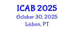 International Conference on Advances in Biology (ICAB) October 30, 2025 - Lisbon, Portugal
