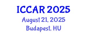 International Conference on Control, Automation and Robotics (ICCAR) August 21, 2025 - Budapest, Hungary