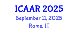 International Conference on Antibiotics and Antibiotic Resistance (ICAAR) September 11, 2025 - Rome, Italy