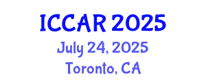 International Conference on Control, Automation and Robotics (ICCAR) July 24, 2025 - Toronto, Canada