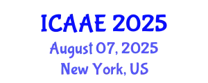 International Conference on Aerospace and Aviation Engineering (ICAAE) August 07, 2025 - New York, United States