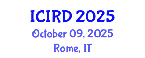 International Conference on Innovation and Regional Development (ICIRD) October 09, 2025 - Rome, Italy