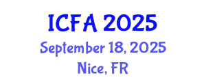 International Conference on Fisheries and Aquaculture (ICFA) September 18, 2025 - Nice, France