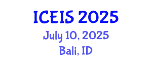 International Conference on Educational and Instructional Studies (ICEIS) July 10, 2025 - Bali, Indonesia