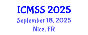 International Conference on Mathematical and Statistical Sciences (ICMSS) September 18, 2025 - Nice, France