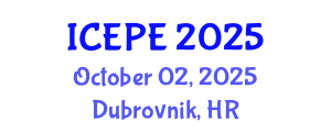 International Conference on Electrical and Power Engineering (ICEPE) October 02, 2025 - Dubrovnik, Croatia