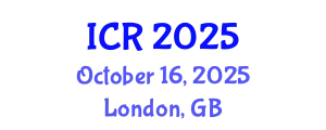 International Conference on Rheology (ICR) October 16, 2025 - London, United Kingdom