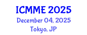 International Conference on Metallurgical and Materials Engineering (ICMME) December 04, 2025 - Tokyo, Japan