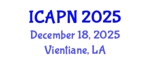 International Conference on Ageing, Psychology and Neuroscience (ICAPN) December 18, 2025 - Vientiane, Laos