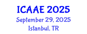 International Conference on Aerospace and Aviation Engineering (ICAAE) September 29, 2025 - Istanbul, Turkey