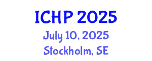 International Conference on Hadron Physics (ICHP) July 10, 2025 - Stockholm, Sweden