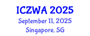 International Conference on Zoology and Wild Animals (ICZWA) September 11, 2025 - Singapore, Singapore