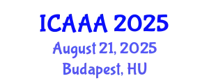International Conference on Applied Aerodynamics and Aeromechanics (ICAAA) August 21, 2025 - Budapest, Hungary