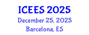 International Conference on Earthquake Engineering and Seismology (ICEES) December 25, 2025 - Barcelona, Spain
