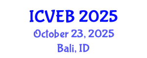 International Conference on Veterinary Epidemiology and Biostatistics (ICVEB) October 23, 2025 - Bali, Indonesia