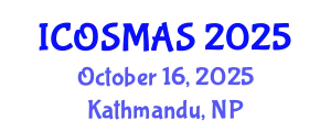 International Conference on Orthopedics, Sports Medicine and Arthroscopic Surgery (ICOSMAS) October 16, 2025 - Kathmandu, Nepal