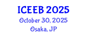 International Conference on Ecology and Environmental Biology (ICEEB) October 30, 2025 - Osaka, Japan