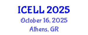 International Conference on English Language and Linguistics (ICELL) October 16, 2025 - Athens, Greece