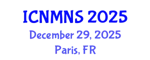 International Conference on Nuclear Materials and Nuclear Security (ICNMNS) December 29, 2025 - Paris, France