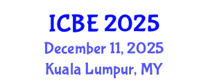 International Conference on Biomedical Engineering (ICBE) December 11, 2025 - Kuala Lumpur, Malaysia