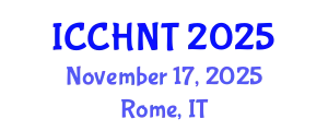 International Conference on Cultural Heritage and New Technologies (ICCHNT) November 17, 2025 - Rome, Italy