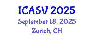 International Conference on Animal Sciences and Veterinary (ICASV) September 18, 2025 - Zurich, Switzerland