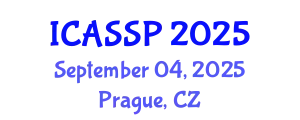 International Conference on Acoustics, Speech and Signal Processing (ICASSP) September 04, 2025 - Prague, Czechia