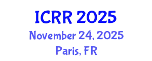 International Conference on Radiography and Radiotherapy (ICRR) November 24, 2025 - Paris, France