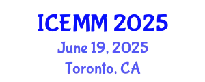 International Conference on Economy, Management and Marketing (ICEMM) June 19, 2025 - Toronto, Canada