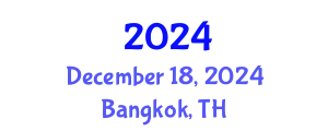 International Conference on Progress in Mechanical and Aerospace Engineering December 18, 2024 - Bangkok, Thailand