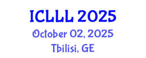 International Conference on Languages, Literature and Linguistics (ICLLL) October 02, 2025 - Tbilisi, Georgia