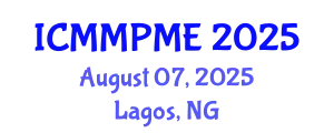 International Conference on Mining, Mineral Processing and Metallurgical Engineering (ICMMPME) August 07, 2025 - Lagos, Nigeria