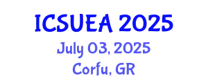 International Conference on Sustainable Urbanism and Engineering Applications (ICSUEA) July 03, 2025 - Corfu, Greece